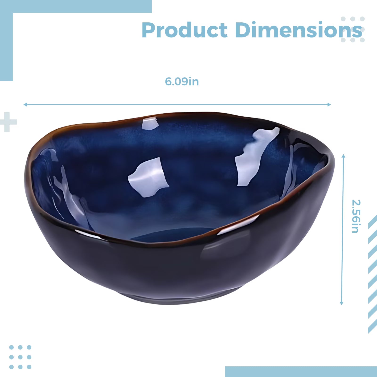 6-Inch Handcrafted Salad Bowl