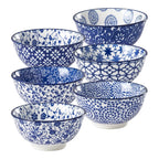 Contemporary Ceramic Soup Bowls – 6-Piece Set, 18 oz