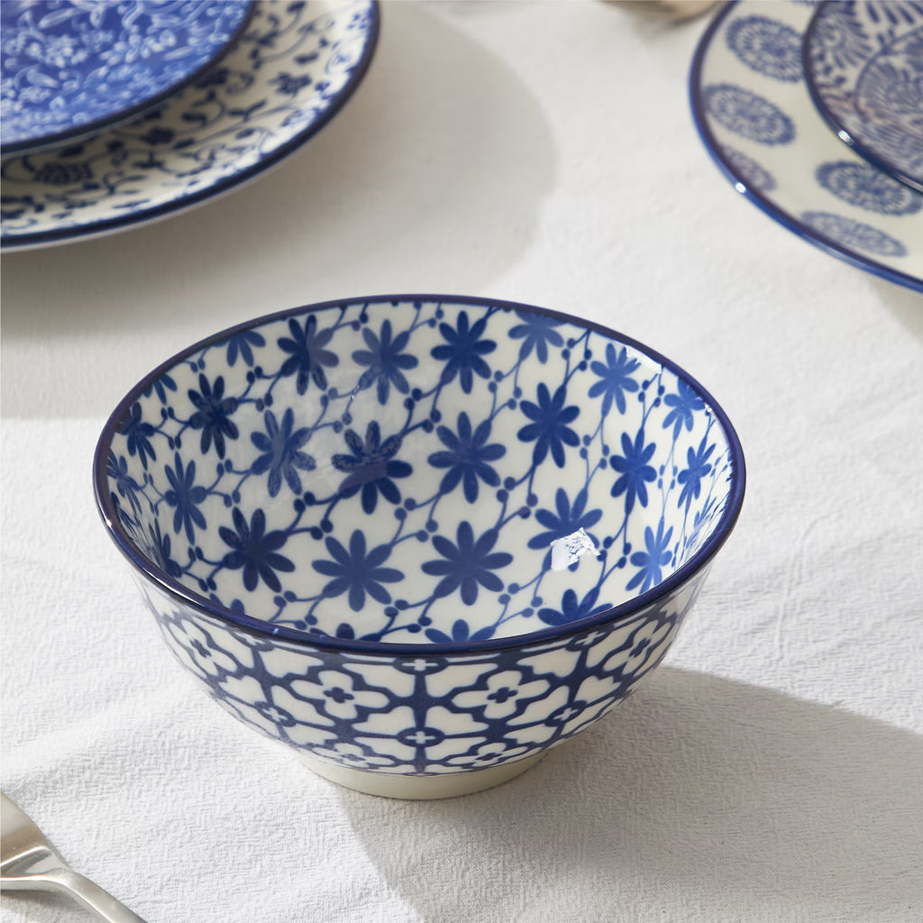 Contemporary Ceramic Soup Bowls – 6-Piece Set, 18 oz