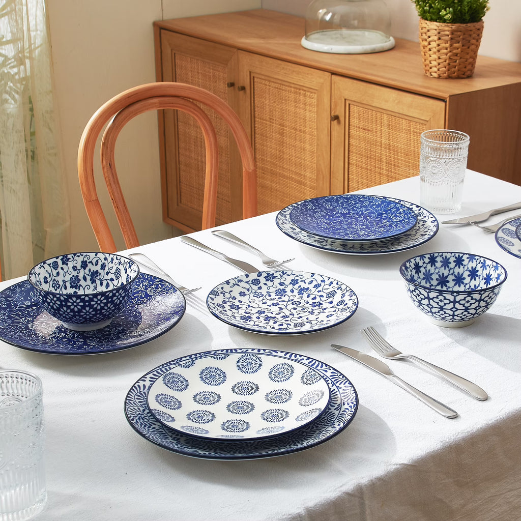 Contemporary Ceramic Soup Bowls – 6-Piece Set, 18 oz