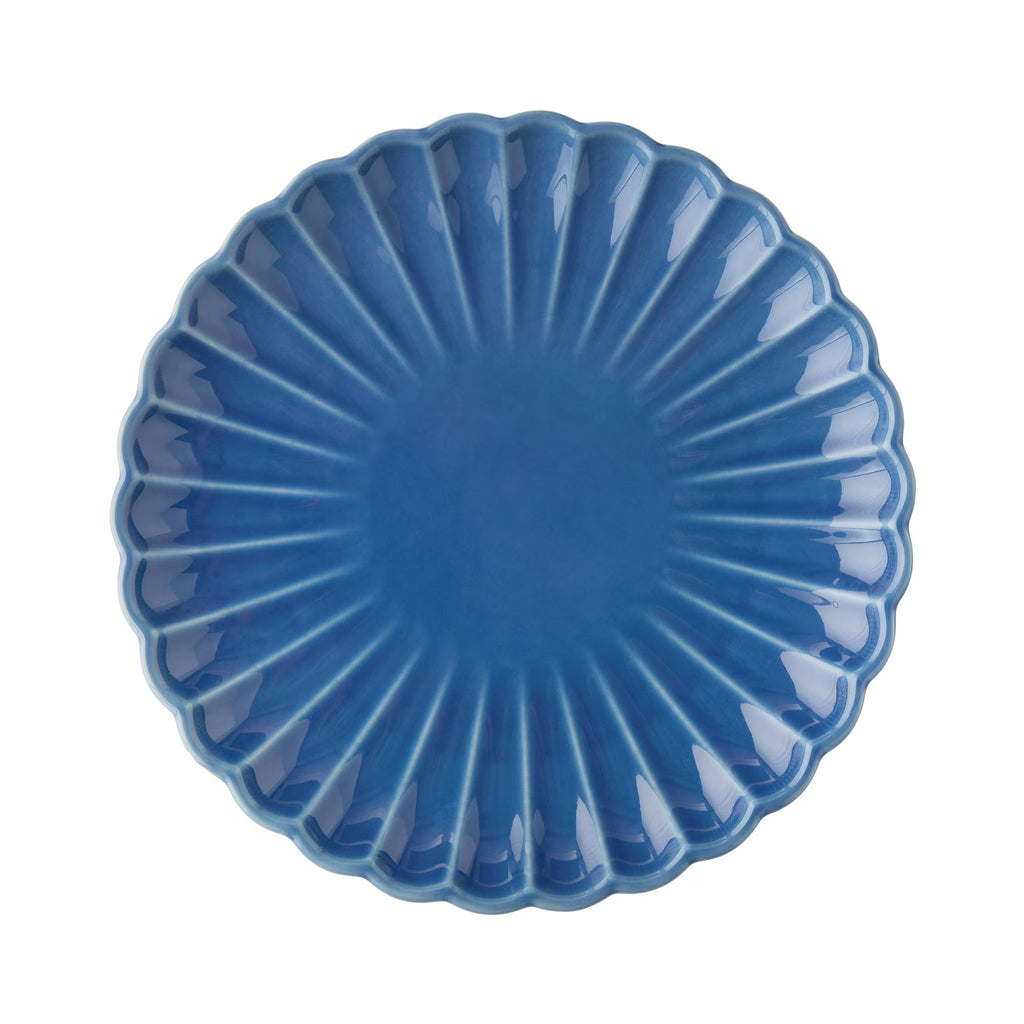 Stoneware Salad Plate – Blue