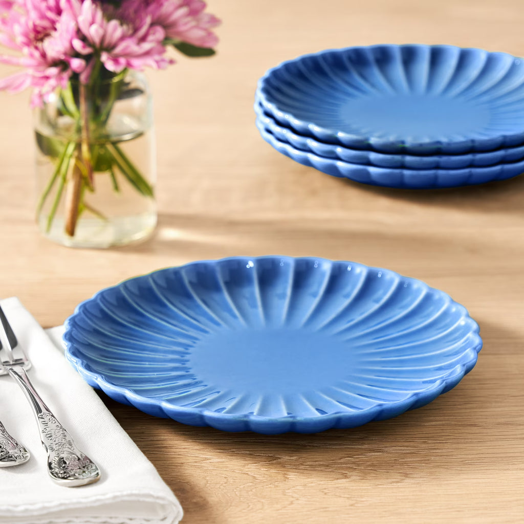 Stoneware Salad Plate – Blue