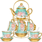 Porcelain Tea Set for Adults – 20 Piece Set