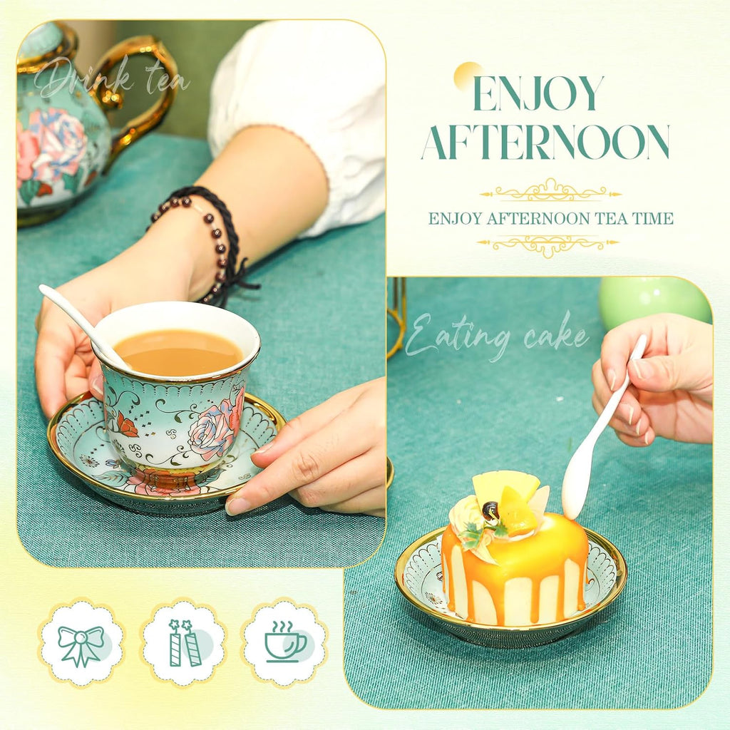 Porcelain Tea Set for Adults – 20 Piece Set