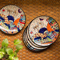 Ceramic Dinner Plates – 6-Piece Set, Multi-Colored