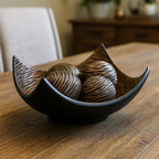 Decorative Scoop Bowl Centerpiece Set – 5 Piece