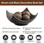 Decorative Scoop Bowl Centerpiece Set – 5 Piece