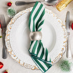 Antique White Charger Plates – 13 Inch, Set of 8