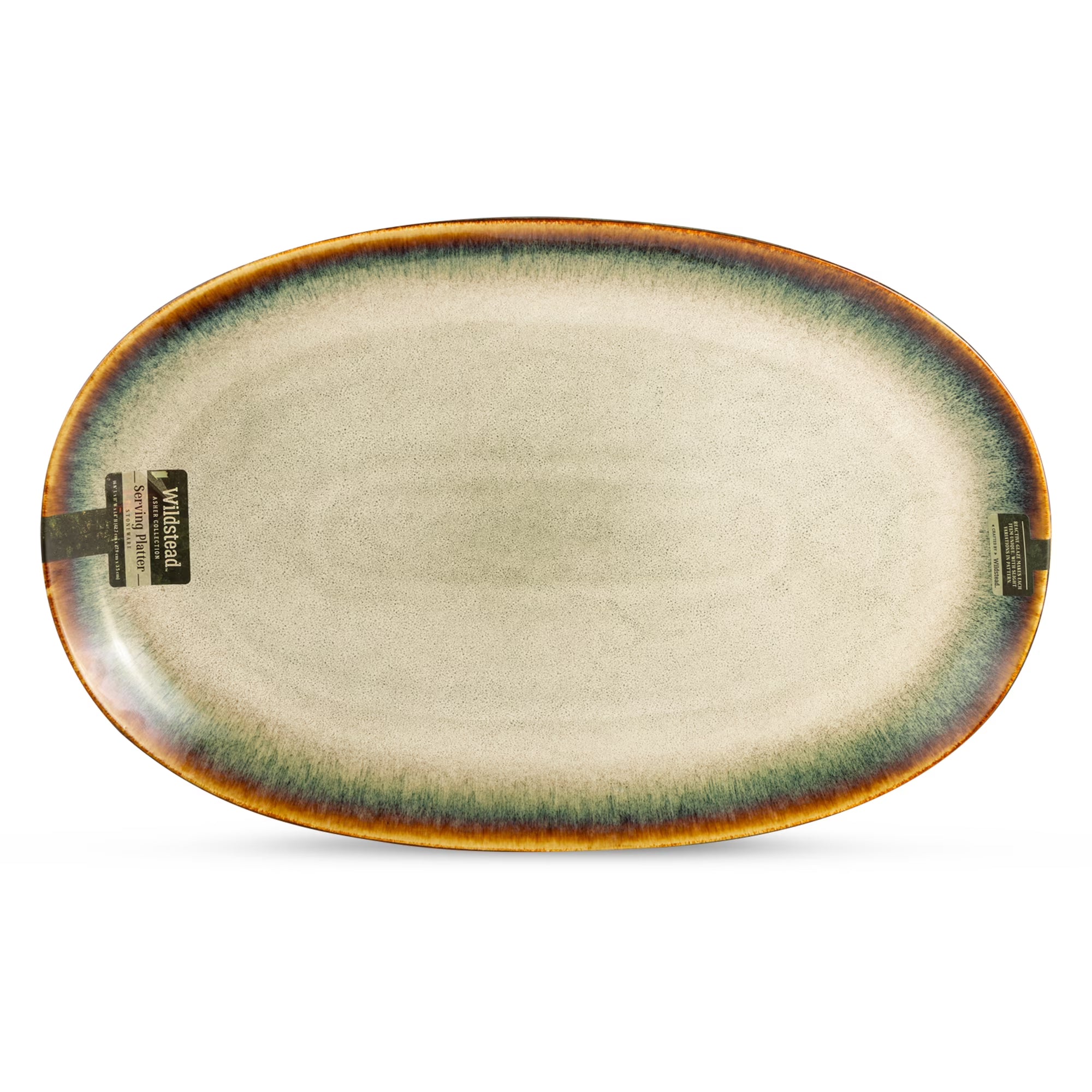Wildstead Ceramic Oval Serve Platter