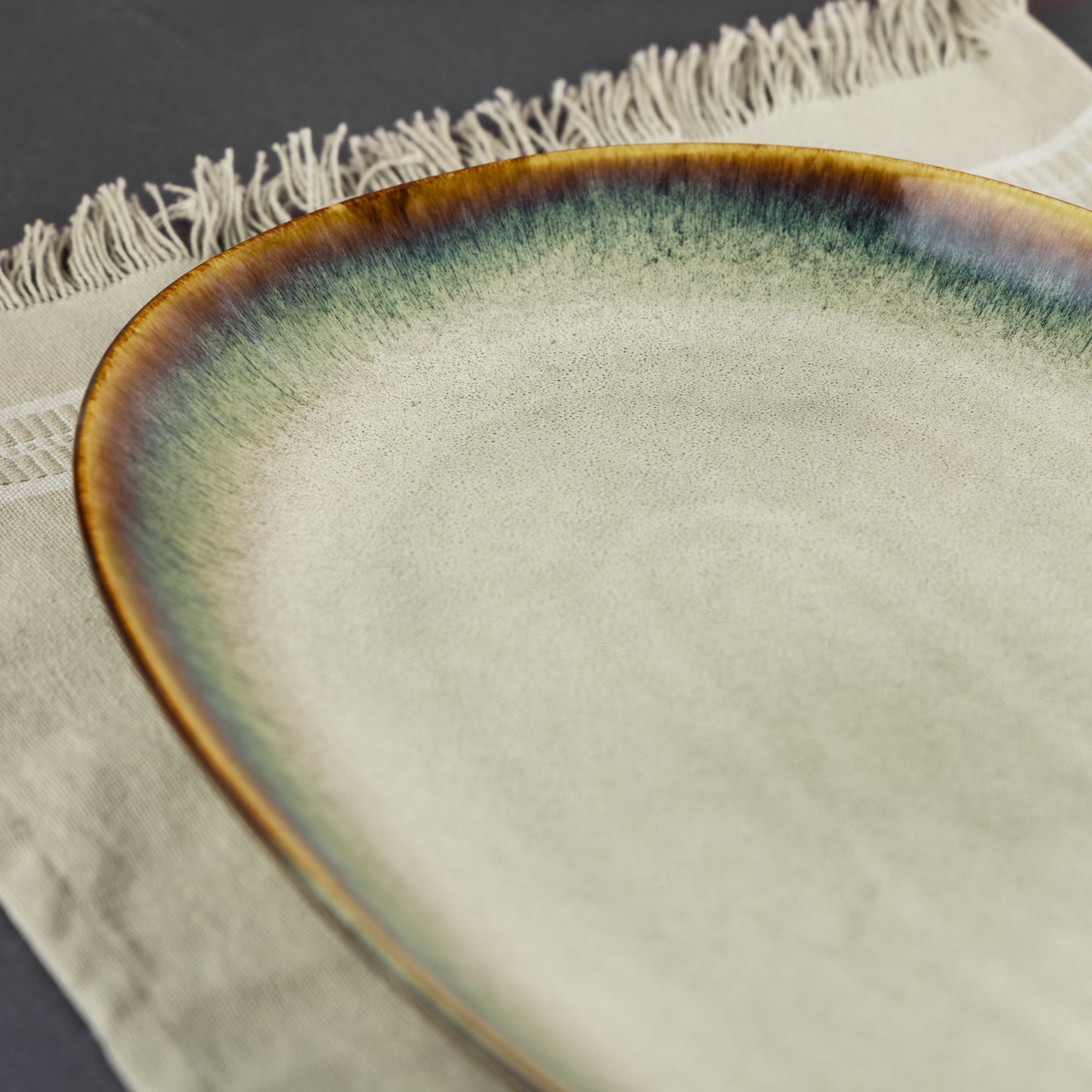 Wildstead Ceramic Oval Serve Platter